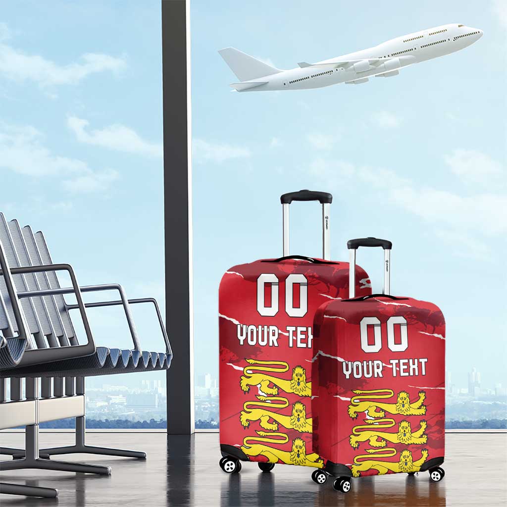 Custom Bailiwick of Jersey Luggage Cover Sporty Style LT18