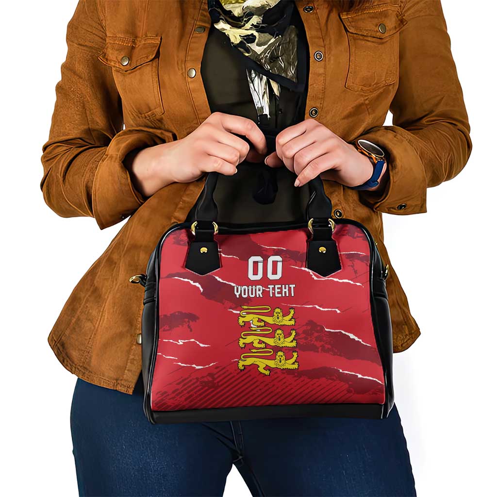 Custom Bailiwick of Jersey Shoulder Handbag Sporty Style LT18