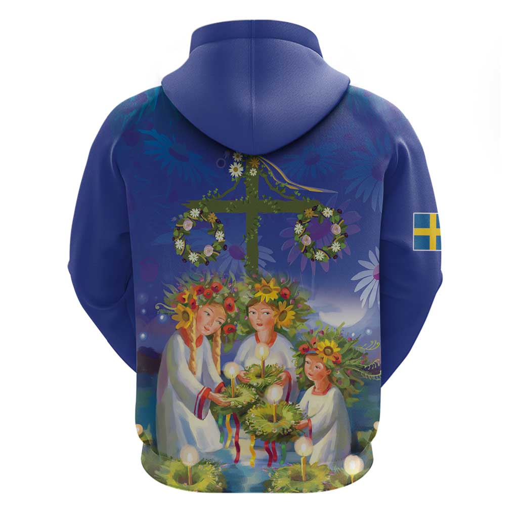 Swedish Glad Midsommar Hoodie Hade du en bra Midsommar LT18