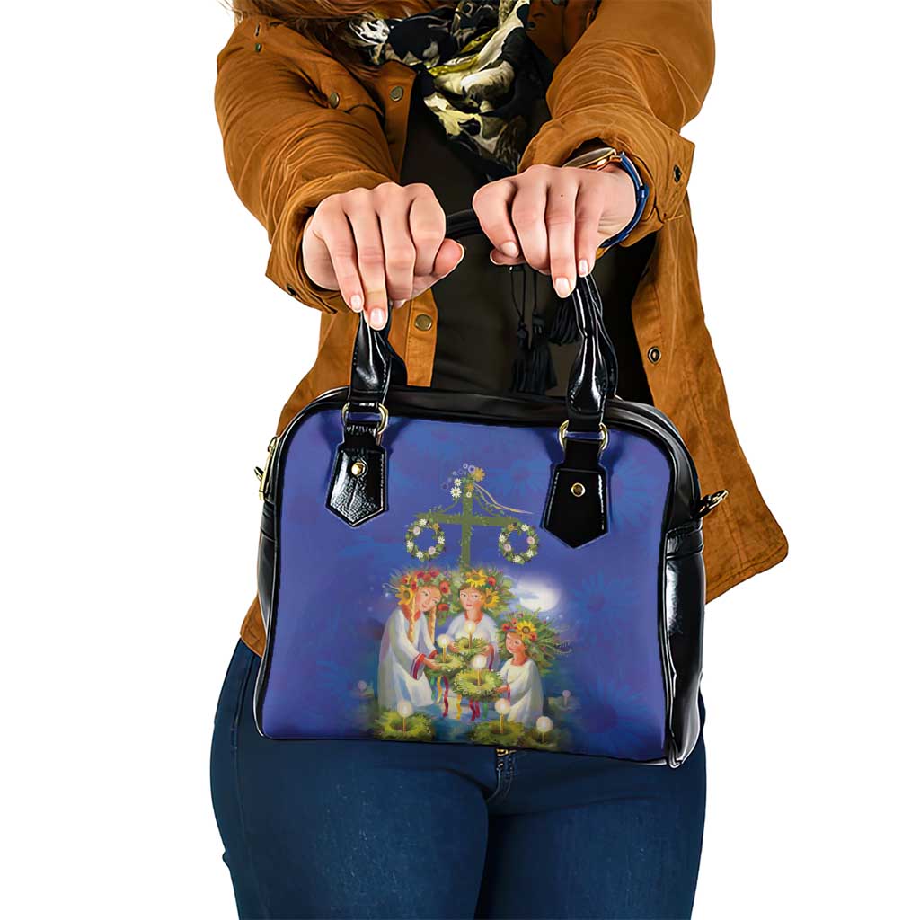 Swedish Glad Midsommar Shoulder Handbag Hade du en bra Midsommar LT18