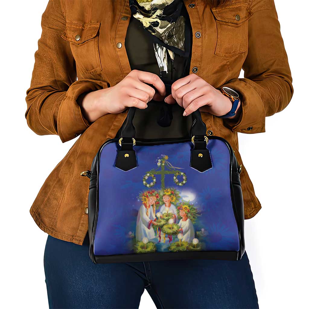 Swedish Glad Midsommar Shoulder Handbag Hade du en bra Midsommar LT18