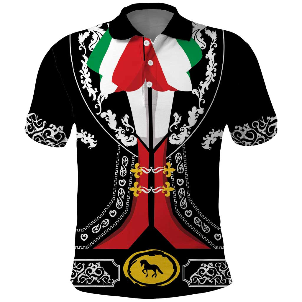 Mexican Trajes Charros Costume Polo Shirt LT18
