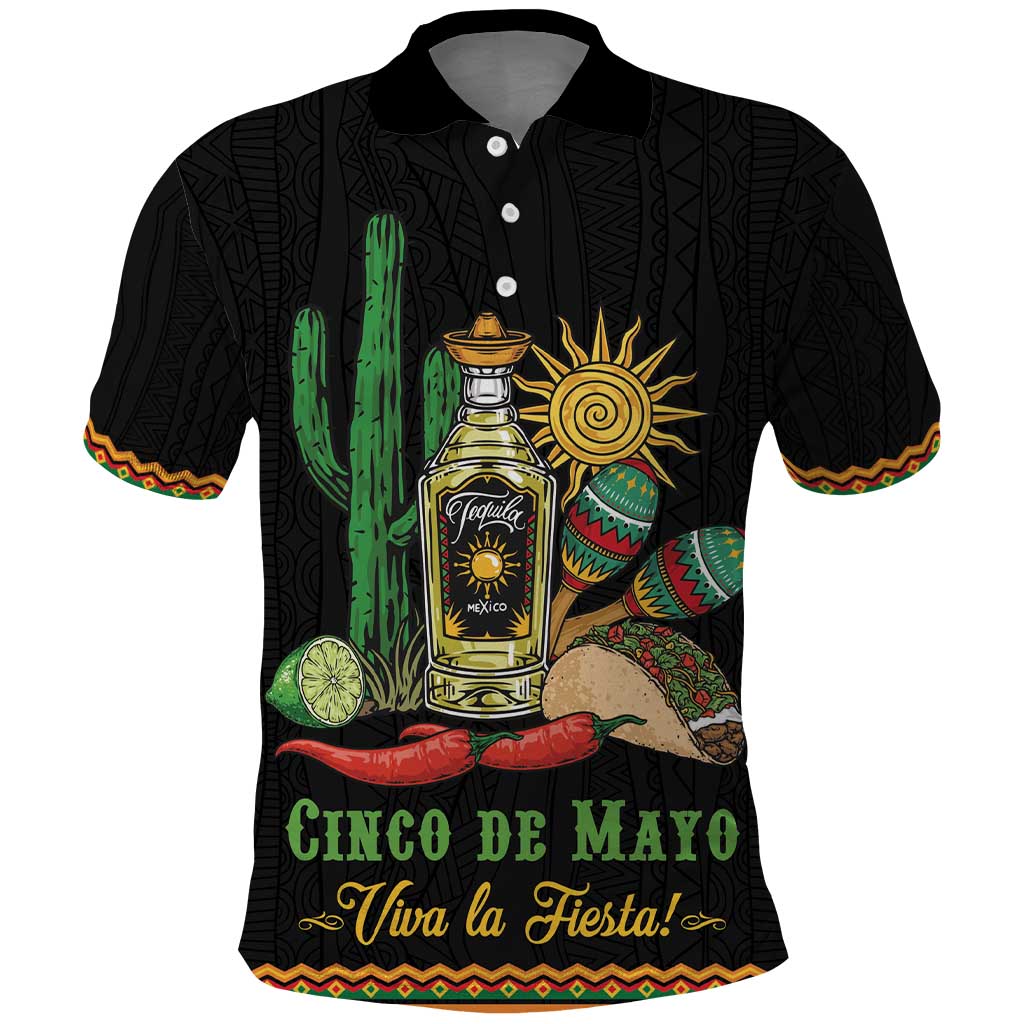 Mexico Cinco de Mayo Polo Shirt Viva la Fiesta! LT18