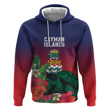 Custom Cayman Islands Hoodie Green Turtle Sporty Style LT18