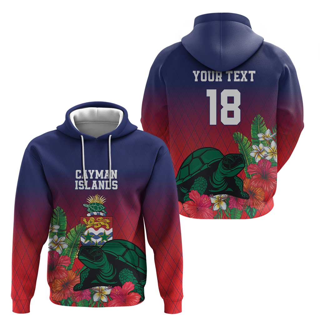 Custom Cayman Islands Hoodie Green Turtle Sporty Style LT18