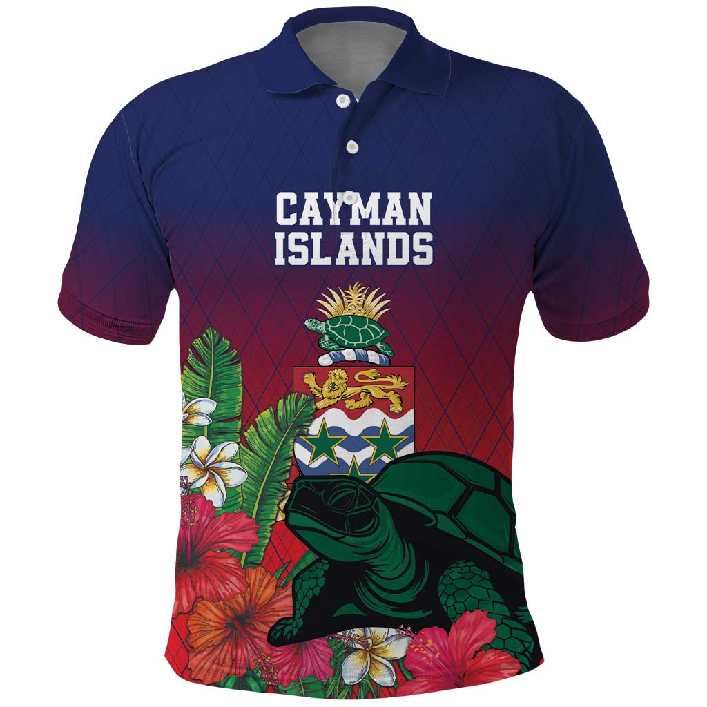 Custom Cayman Islands Polo Shirt Green Turtle Sporty Style LT18