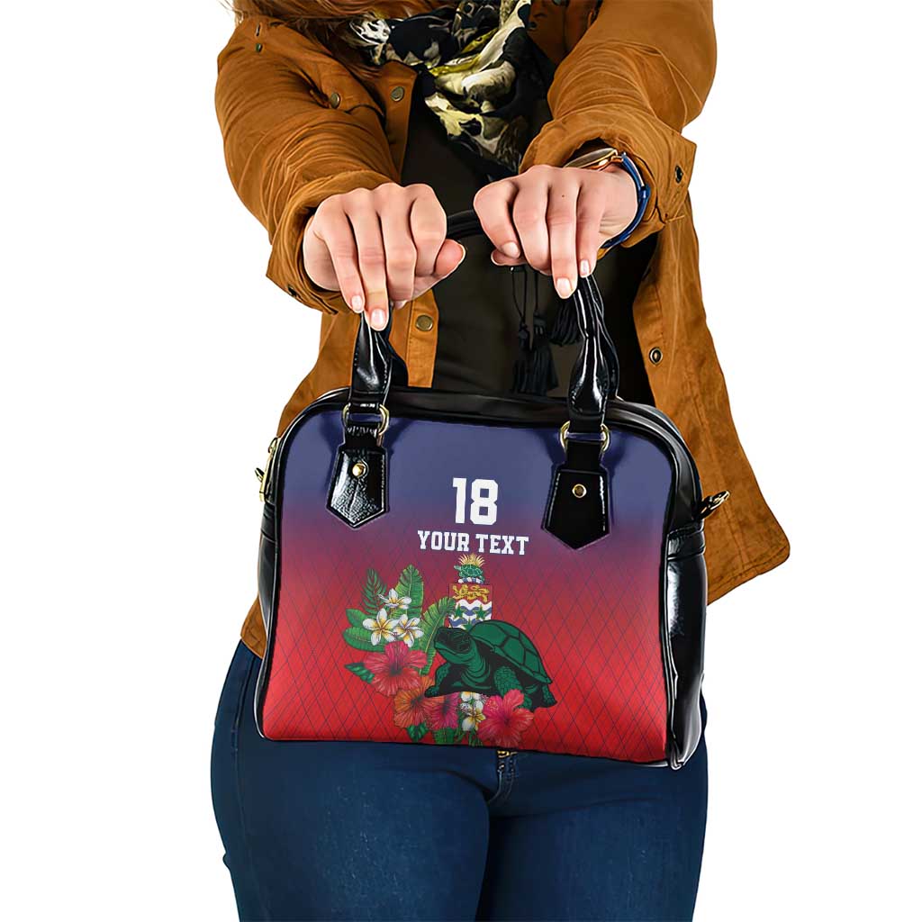 Custom Cayman Islands Shoulder Handbag Green Turtle Sporty Style LT18