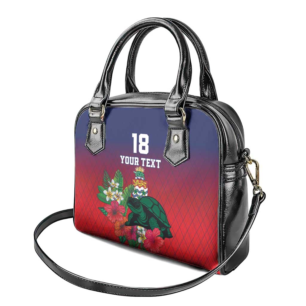 Custom Cayman Islands Shoulder Handbag Green Turtle Sporty Style LT18