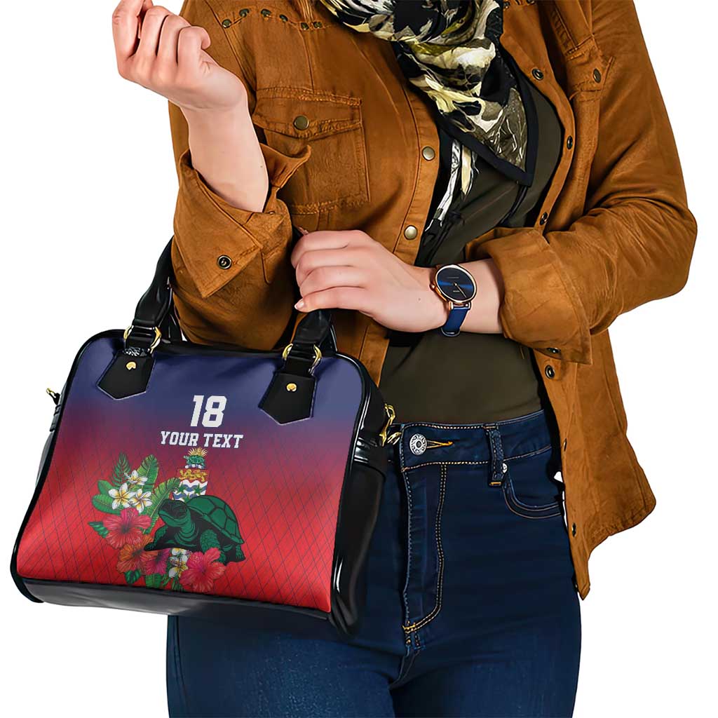 Custom Cayman Islands Shoulder Handbag Green Turtle Sporty Style LT18