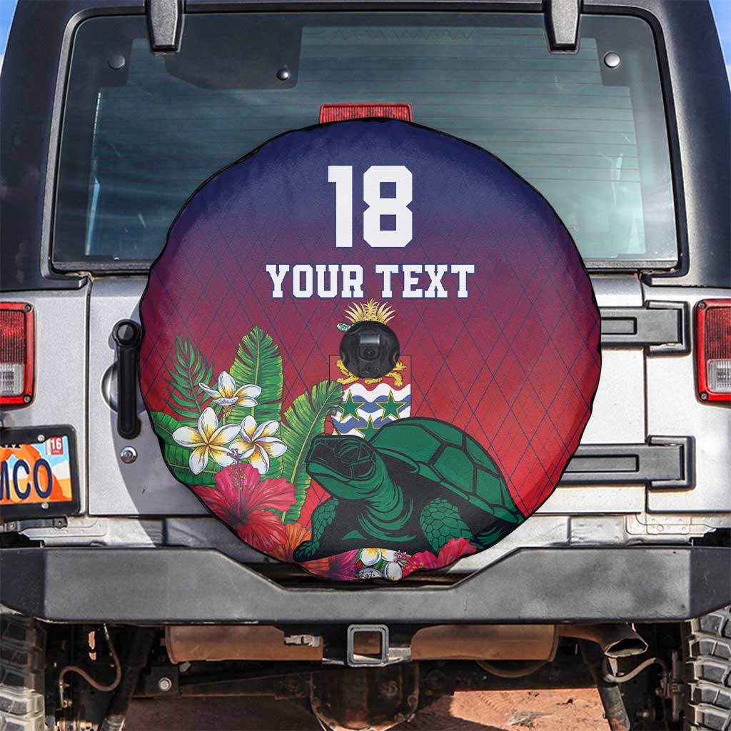 Custom Cayman Islands Spare Tire Cover Green Turtle Sporty Style LT18