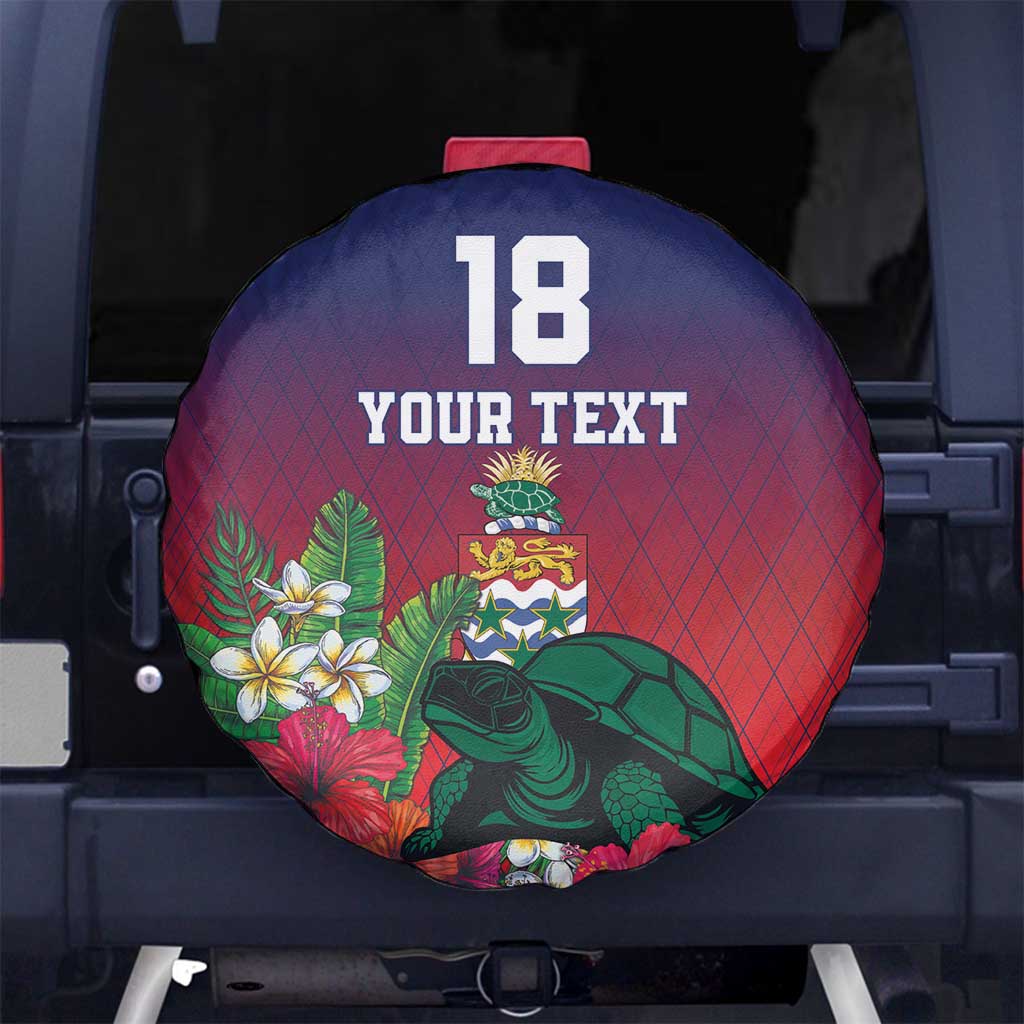 Custom Cayman Islands Spare Tire Cover Green Turtle Sporty Style LT18