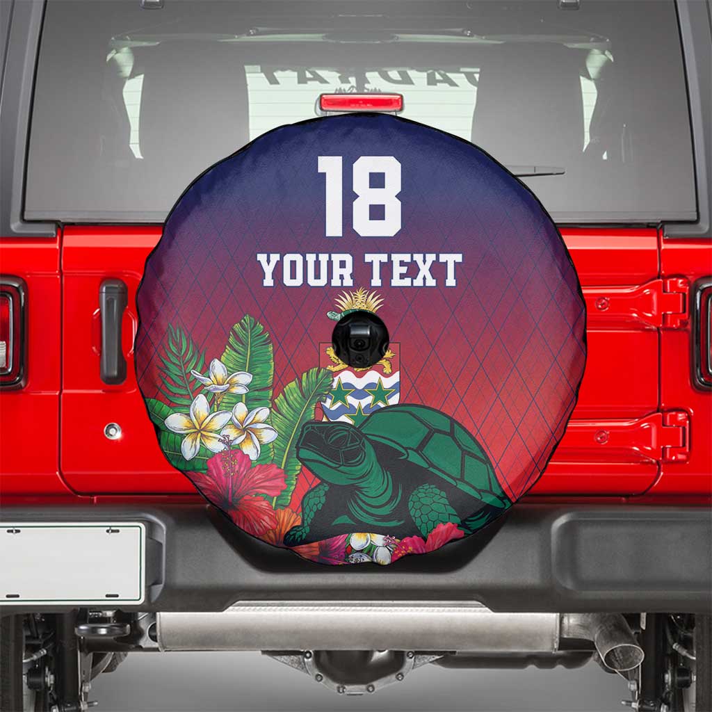 Custom Cayman Islands Spare Tire Cover Green Turtle Sporty Style LT18