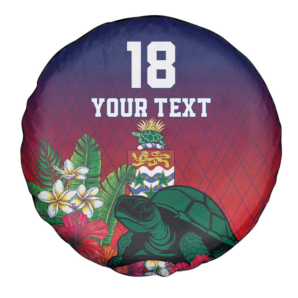 Custom Cayman Islands Spare Tire Cover Green Turtle Sporty Style LT18