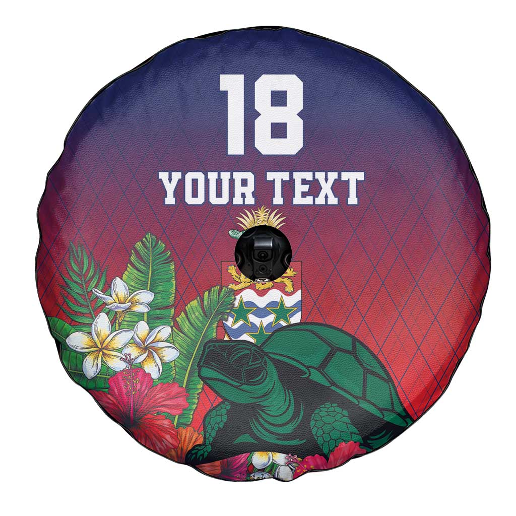 Custom Cayman Islands Spare Tire Cover Green Turtle Sporty Style LT18