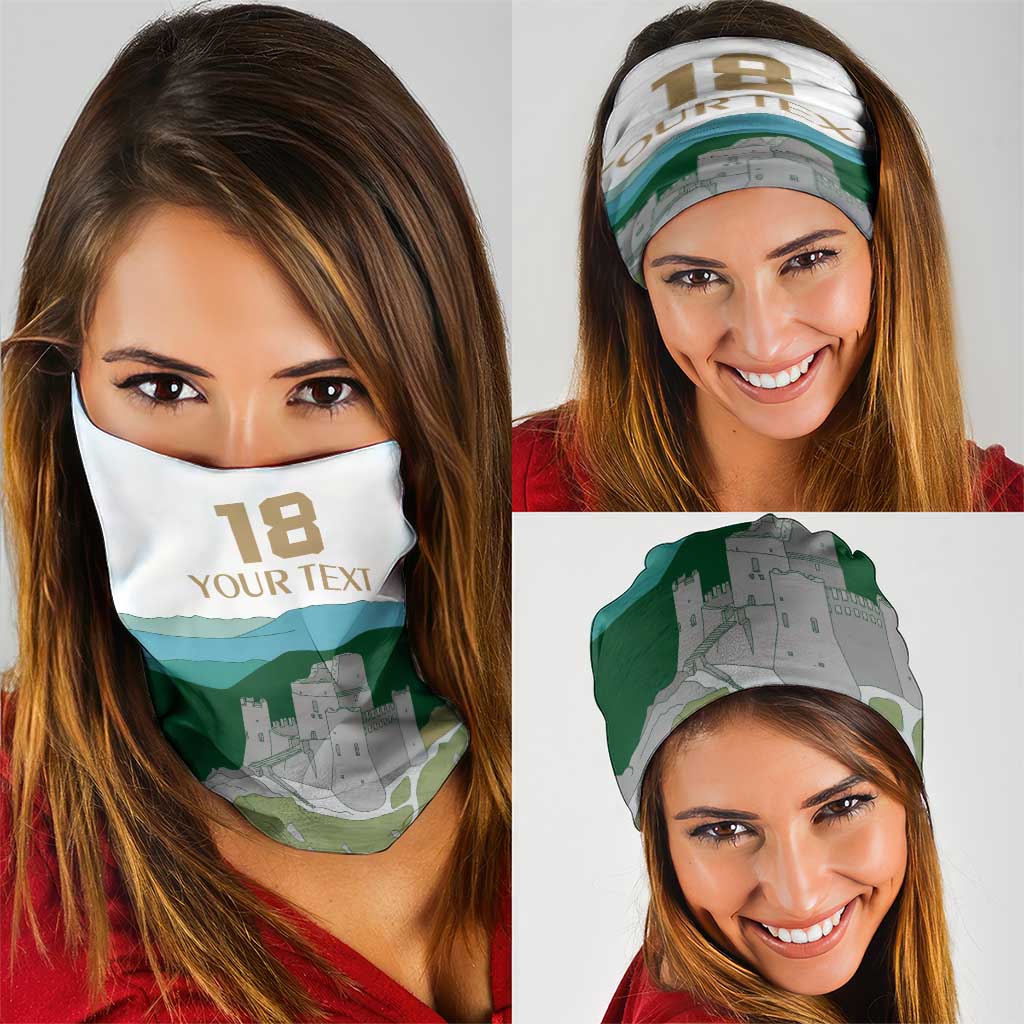 Custom Italy Abruzzo Neck Gaiter Gran Sasso d'Italia LT18