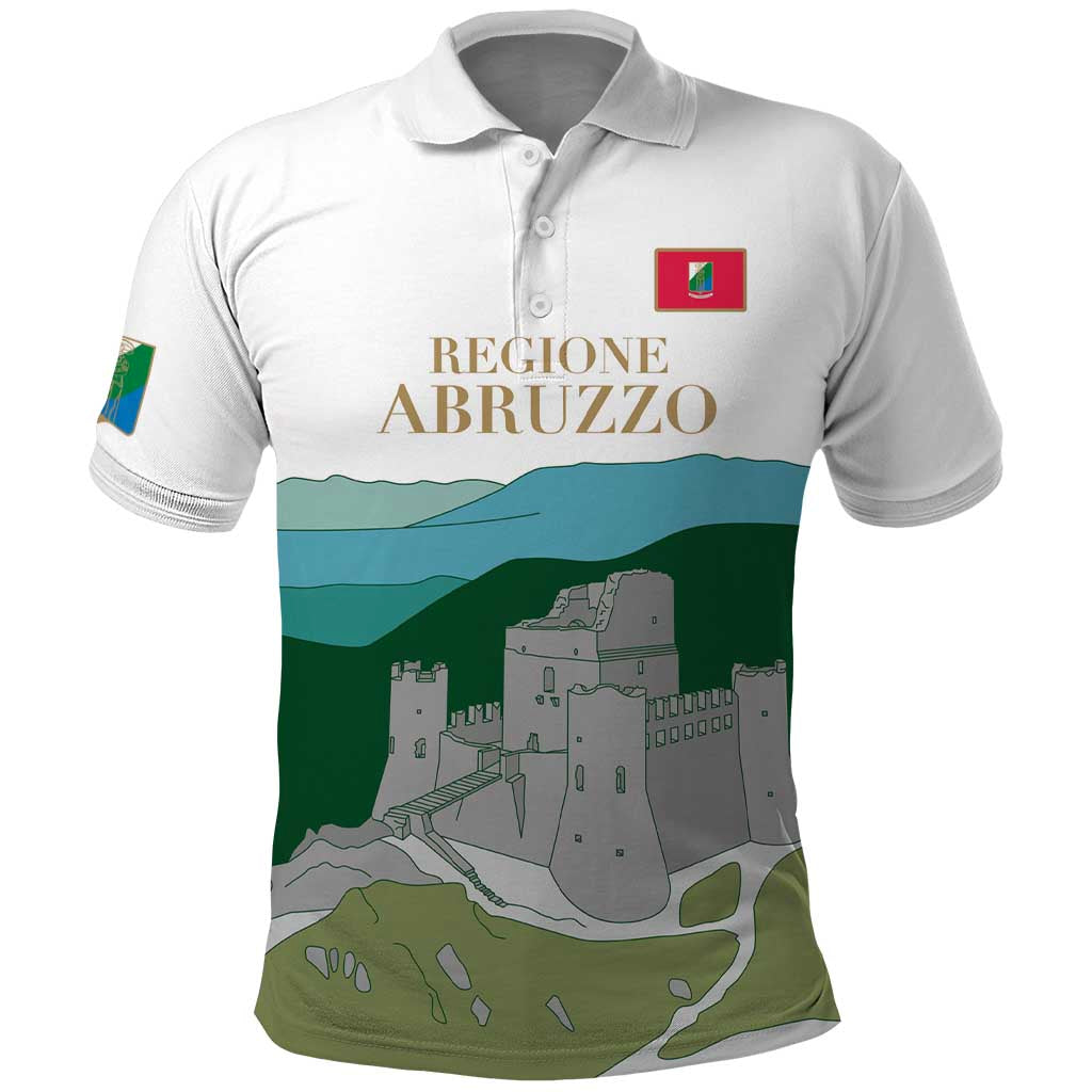 Custom Italy Abruzzo Polo Shirt Gran Sasso d'Italia LT18