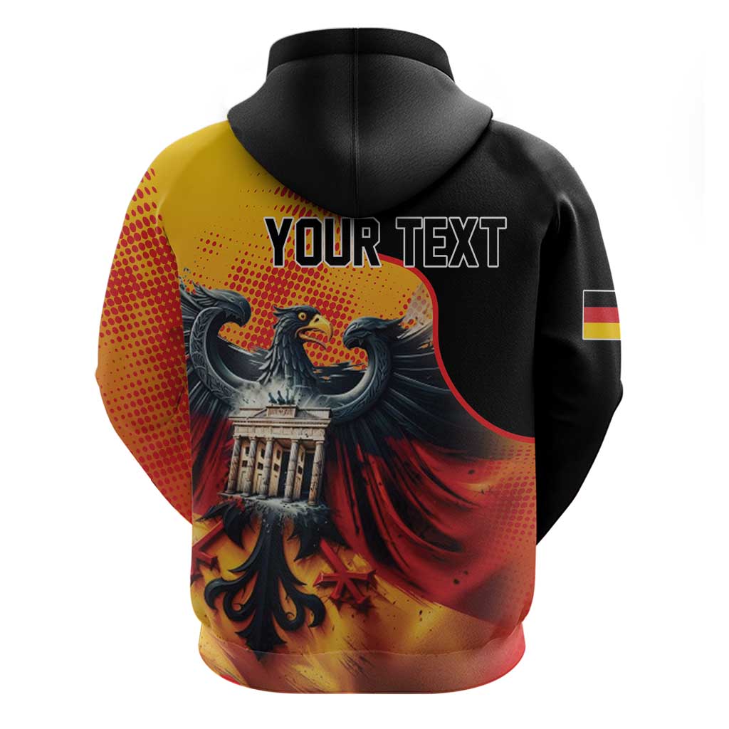 Personalized Germany Unity Day Hoodie The Eagle With Berlin Wall LT18