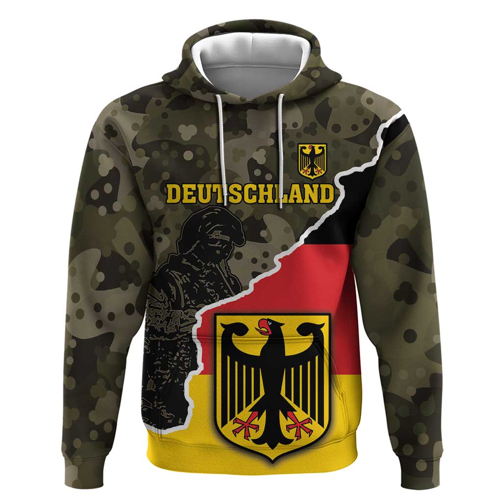 Custom Germany 1990 Hoodie Coat Of Arms With Camo Patterns LT18