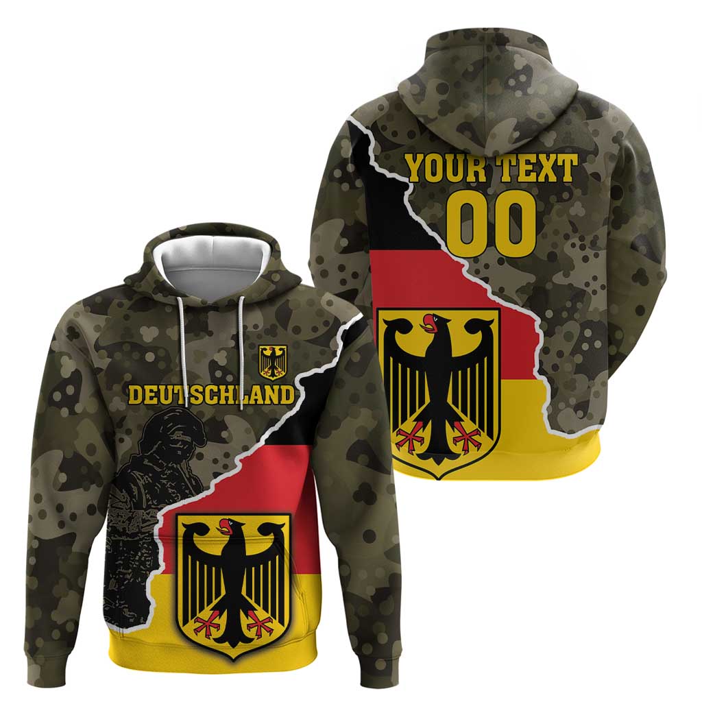 Custom Germany 1990 Hoodie Coat Of Arms With Camo Patterns LT18