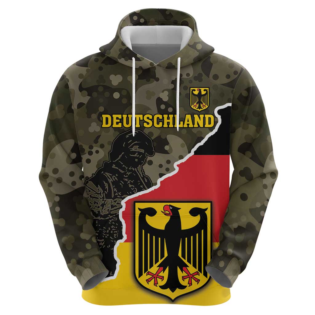 Custom Germany 1990 Hoodie Coat Of Arms With Camo Patterns LT18