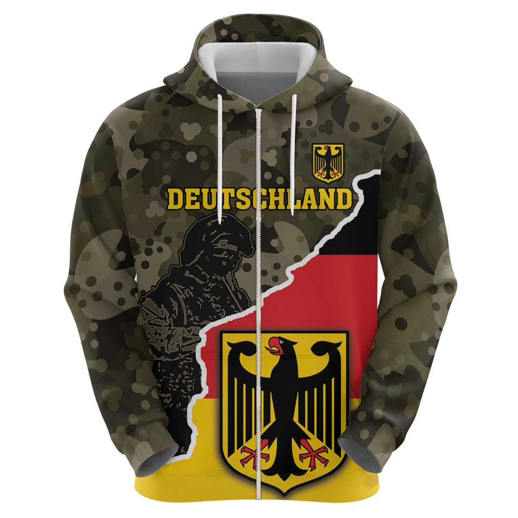 Custom Germany 1990 Hoodie Coat Of Arms With Camo Patterns LT18