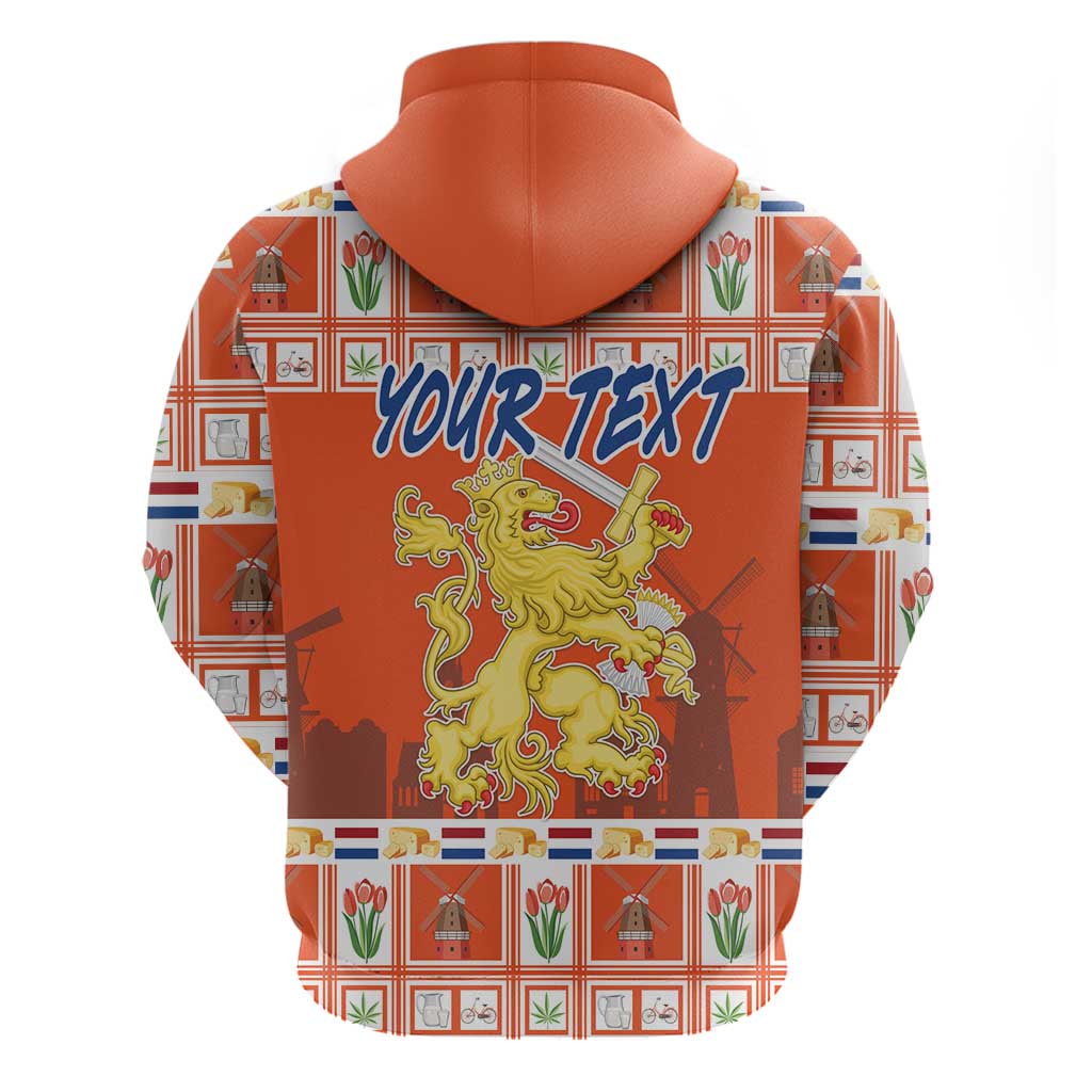 Personalized Netherlands Christmas Hoodie Coat Of Arms - Prettige Kerst LT18