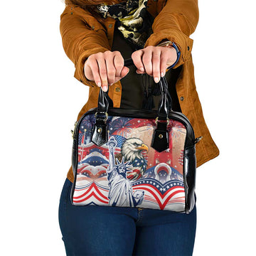 United States Fourth Of July Shoulder Handbag Eagle Dead With American Flag LT18
