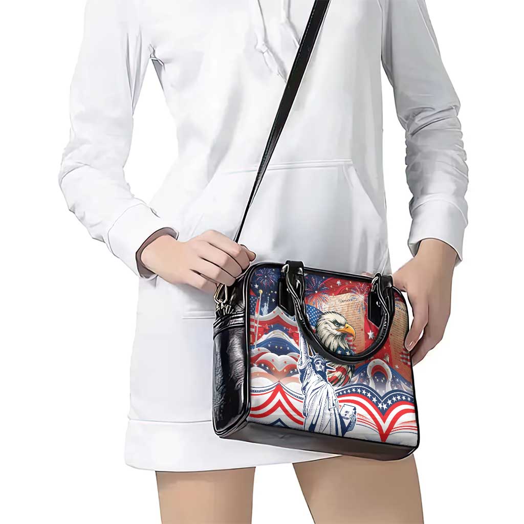 United States Fourth Of July Shoulder Handbag Eagle Dead With American Flag LT18