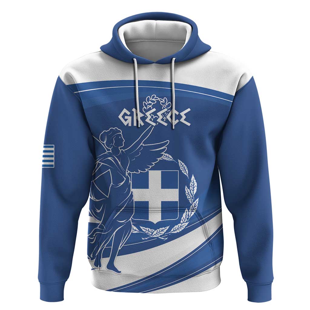 Personalized National Greek Flag Day Hoodie Elliniki Dimokratia LT18