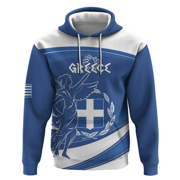 Personalized National Greek Flag Day Hoodie Elliniki Dimokratia LT18