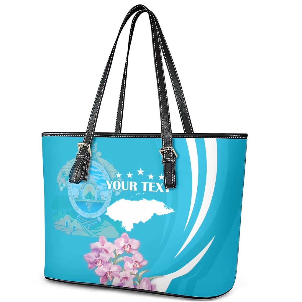 Personalized Honduras Independence Day Leather Tote Bag With White Tailed Deer LT18