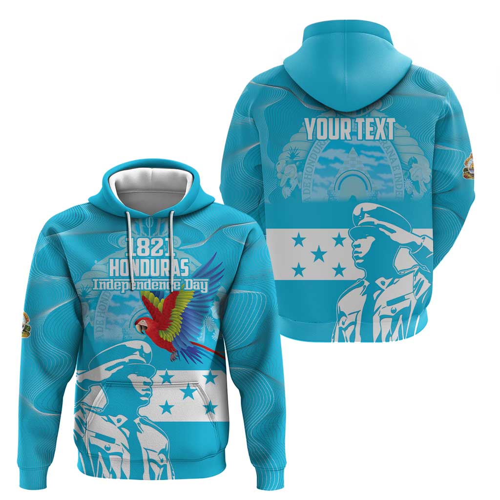 Personalized Honduras Scarlet Macaw Hoodie Happy Independence Day 1821 LT18