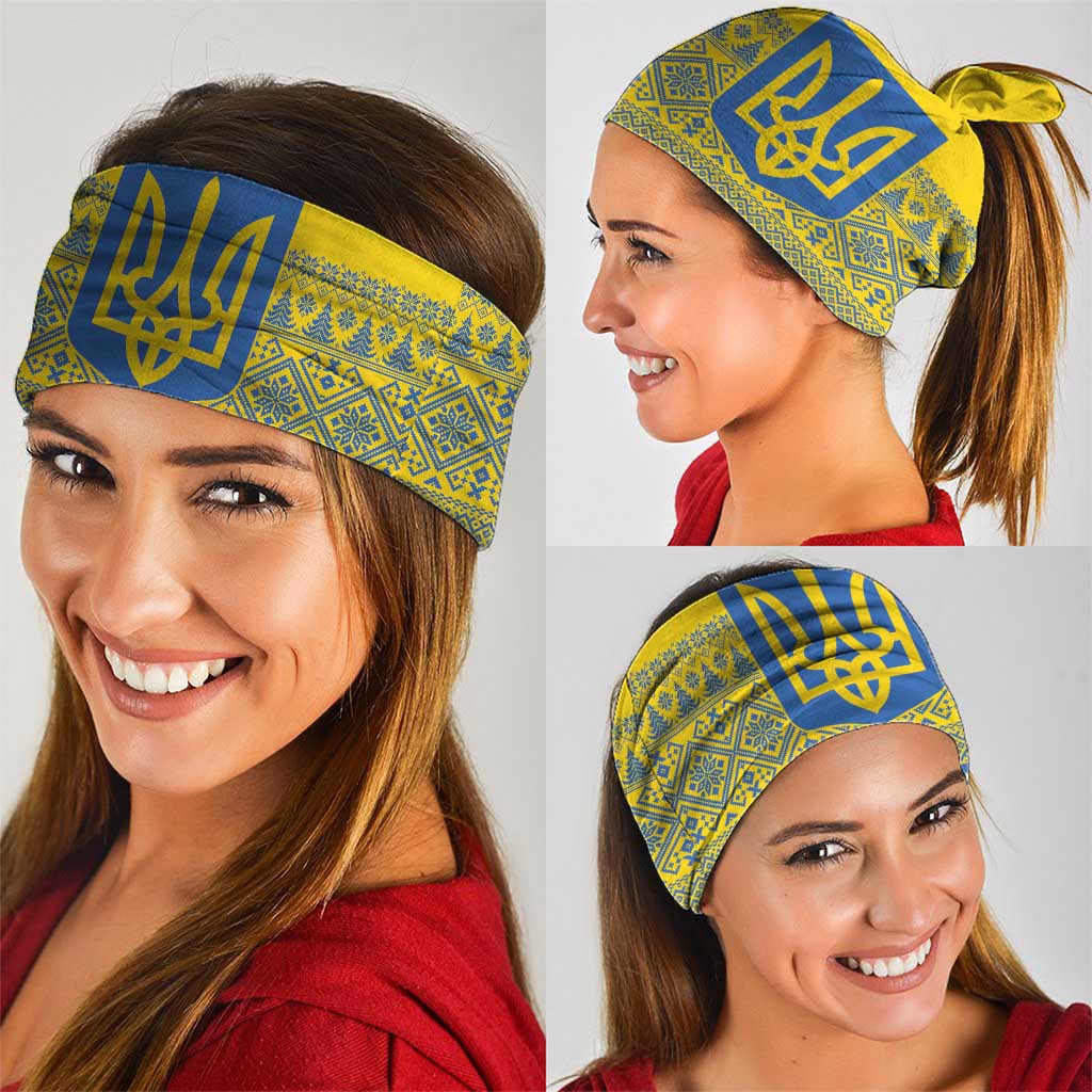 Ukraine Trident Christmas Neck Gaiter Vyshyvanka Patterns LT18