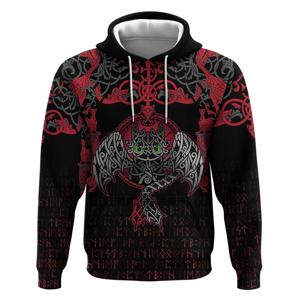 Black Dragon Vikings Hoodie LT18