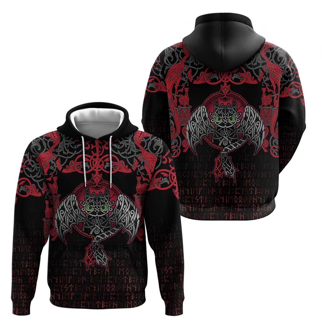Black Dragon Vikings Hoodie LT18