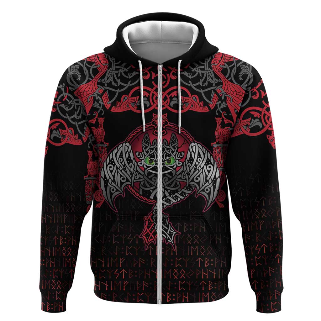 Black Dragon Vikings Hoodie LT18