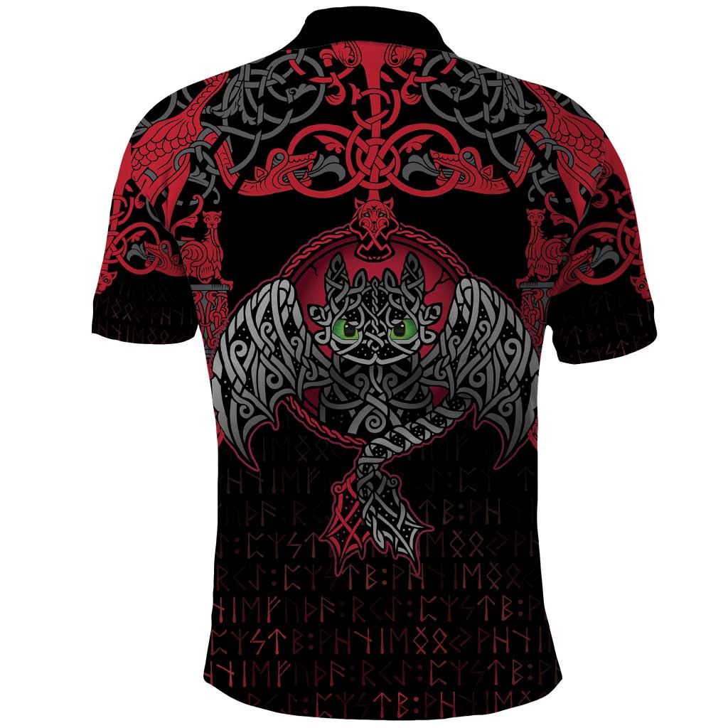 Black Dragon Vikings Polo Shirt LT18