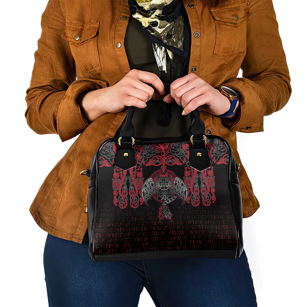 Black Dragon Vikings Shoulder Handbag LT18