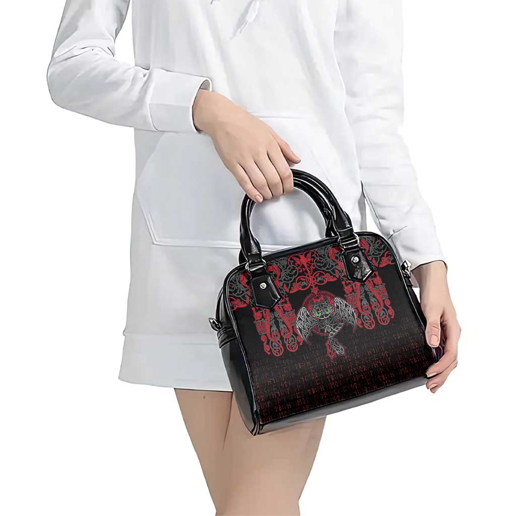 Black Dragon Vikings Shoulder Handbag LT18