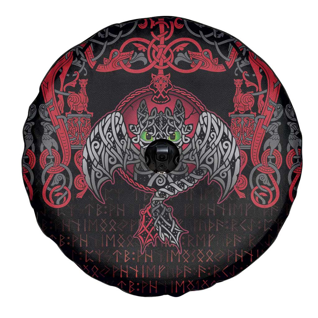 Black Dragon Vikings Spare Tire Cover LT18