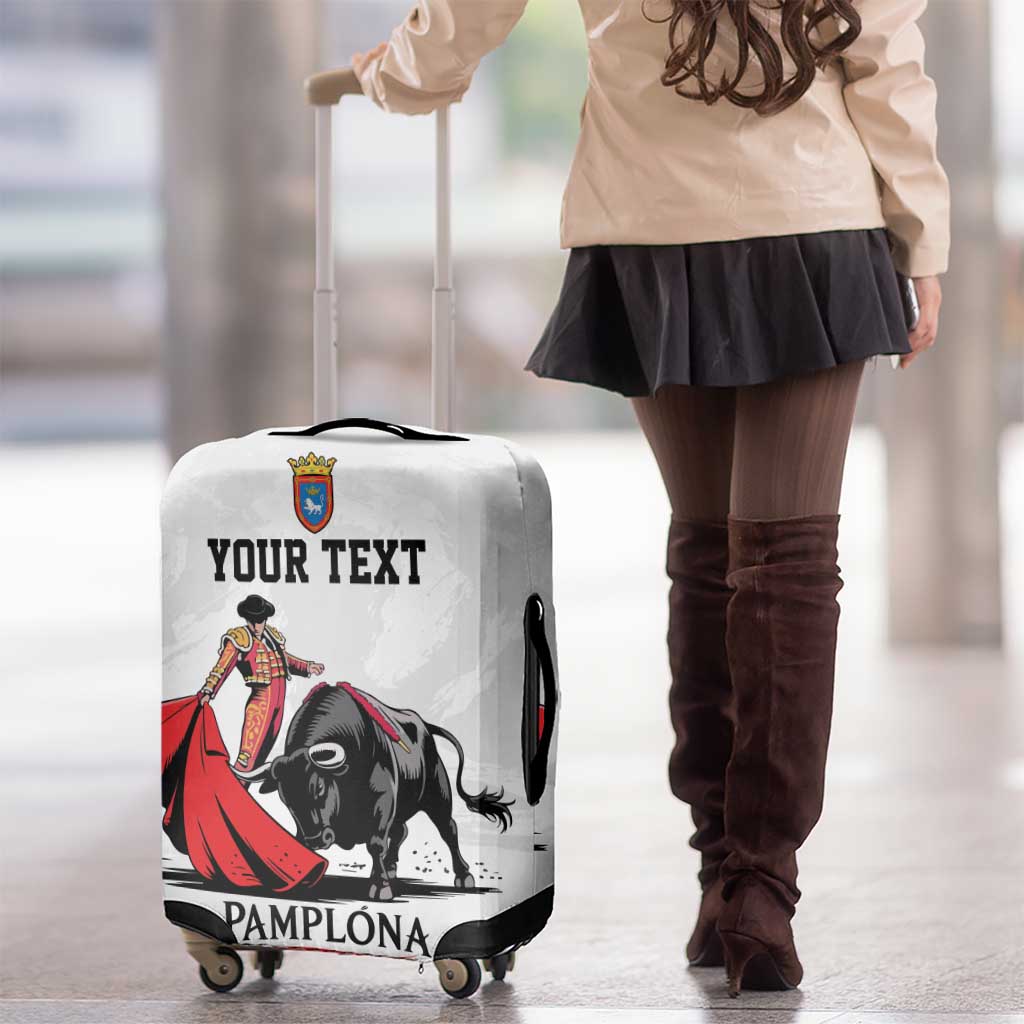 Personalized San Fermin Festival Luggage Cover Pamplona Bull Run LT18
