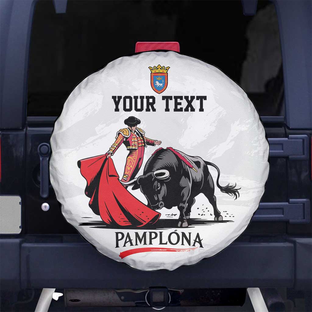 Personalized San Fermin Festival Spare Tire Cover Pamplona Bull Run LT18