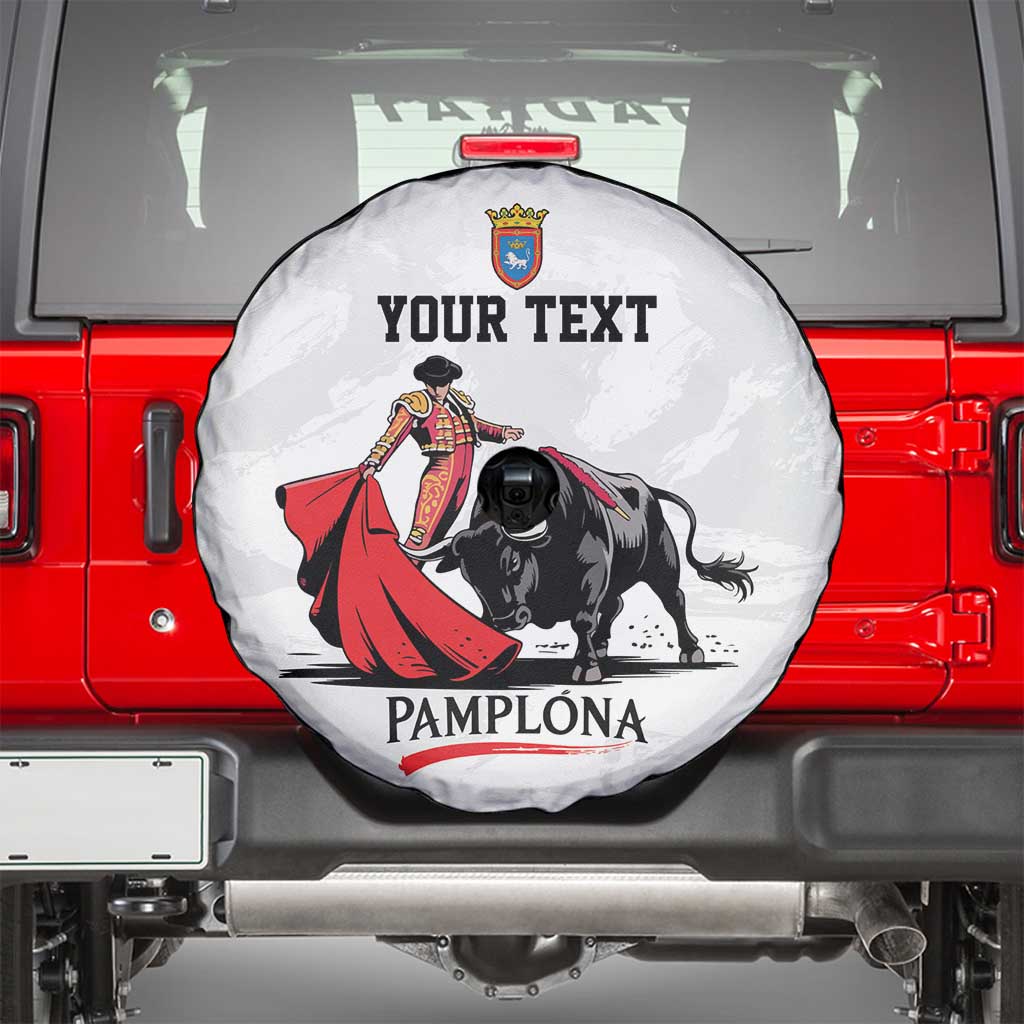 Personalized San Fermin Festival Spare Tire Cover Pamplona Bull Run LT18