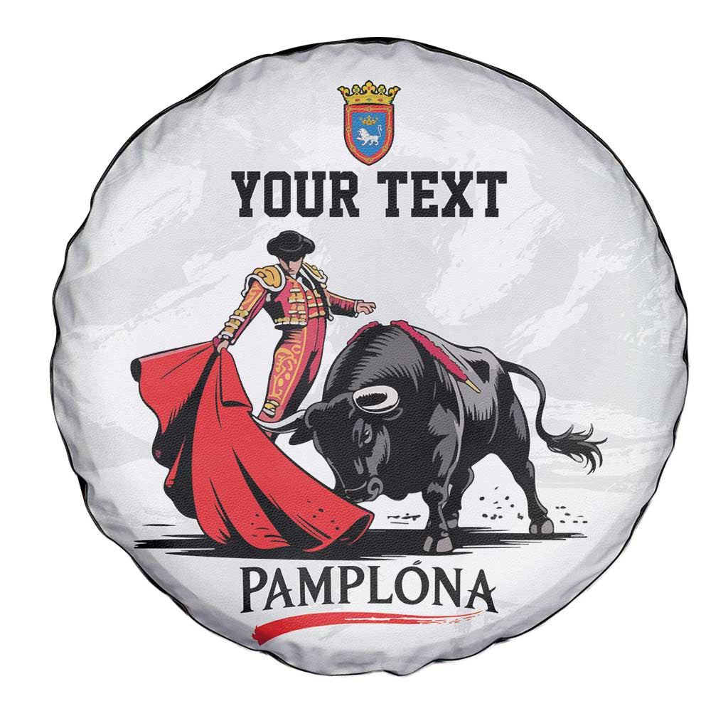Personalized San Fermin Festival Spare Tire Cover Pamplona Bull Run LT18