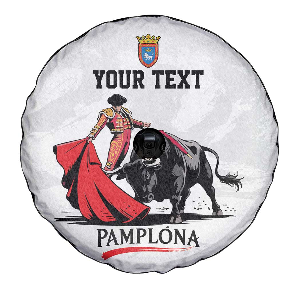Personalized San Fermin Festival Spare Tire Cover Pamplona Bull Run LT18