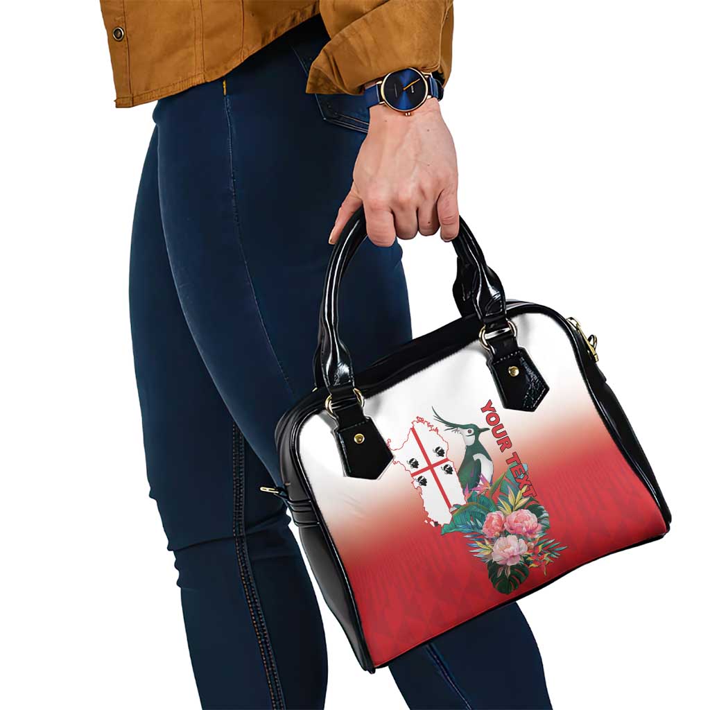 Personalized Italy Sardinia Shoulder Handbag Lapwing With Map LT18