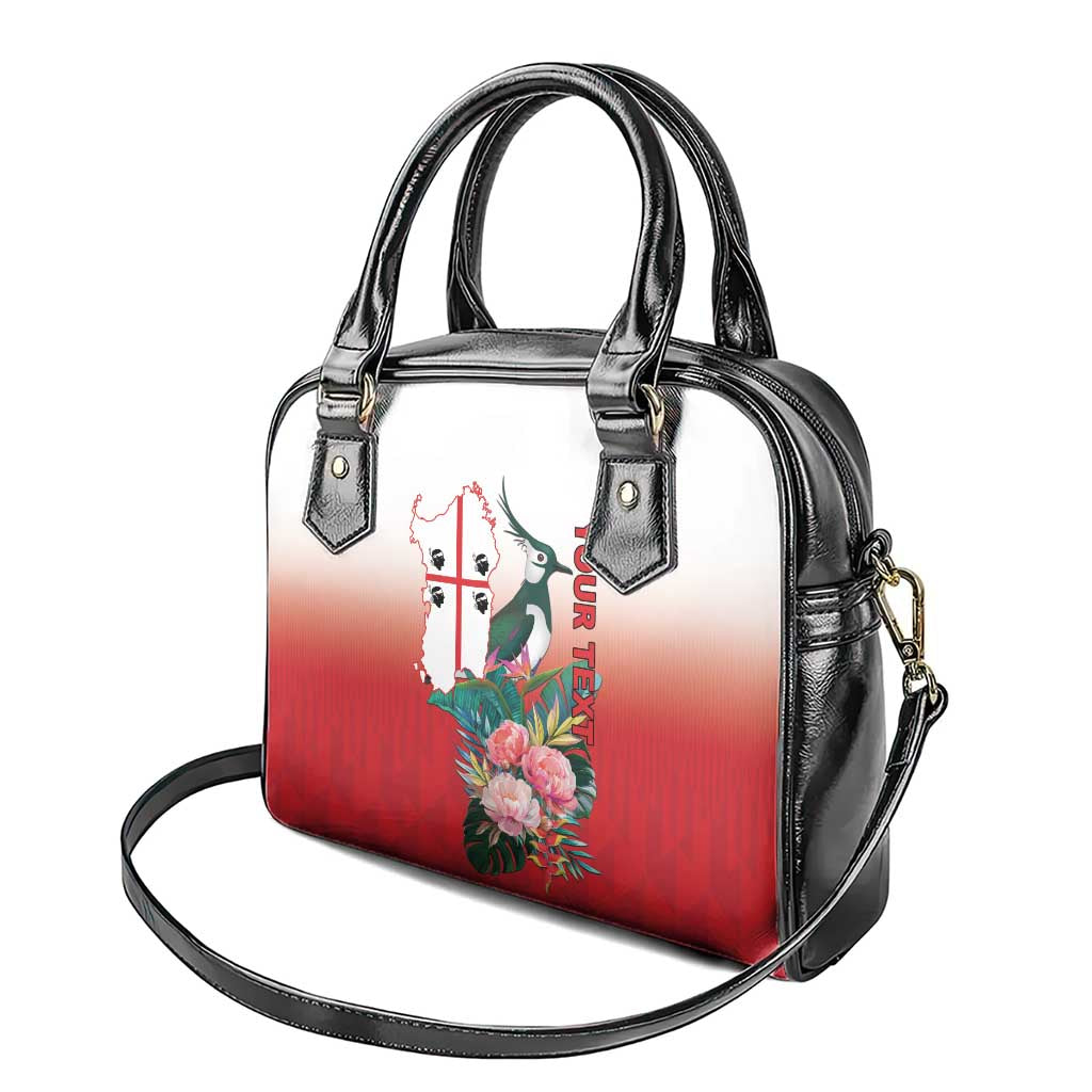 Personalized Italy Sardinia Shoulder Handbag Lapwing With Map LT18