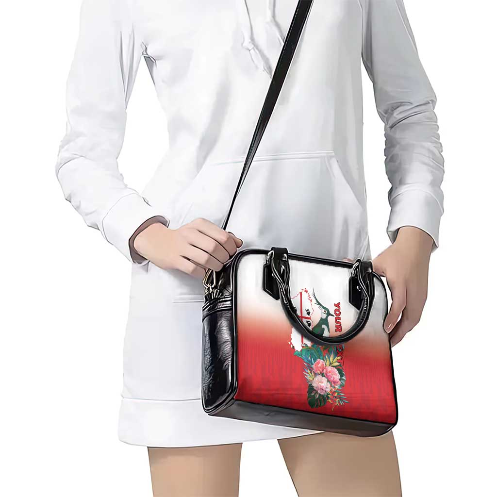 Personalized Italy Sardinia Shoulder Handbag Lapwing With Map LT18