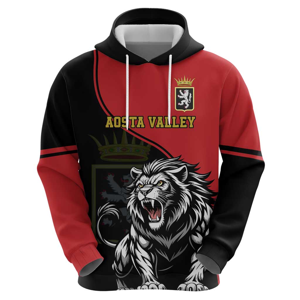 Custom Aosta Valley Hoodie Lion Sporty Style LT18