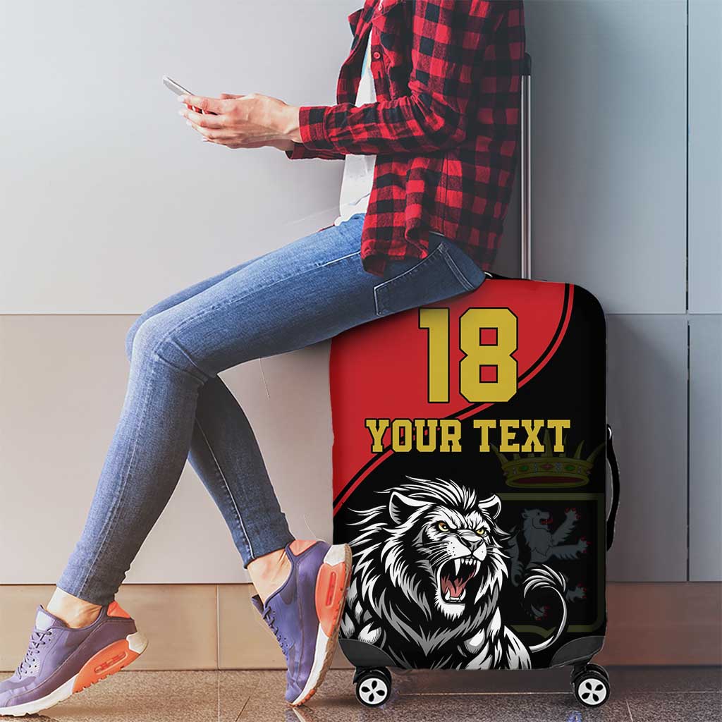 Custom Aosta Valley Luggage Cover Lion Sporty Style LT18